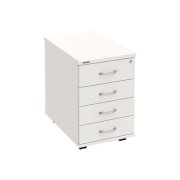 Kontajner Hobis, 40x60x60 cm, biela/biela