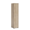 Policová skriňa BASIC, pravé dvere so zámkom, 40x40x182,1cm, dub Somona