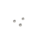 Rektifikačné nožičky, kovové, 6x6 cm, 3 ks