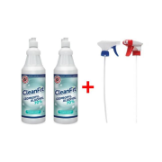 Pack dezinfekcií CleanFit na ruky (1l+1l Izopropyl + 2 rozprašovače)