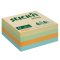 Samolepiaci bloček 76x76mm lúčny mix pastelových farieb 400 lístkov
