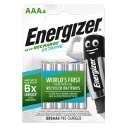 Batéria Energizer dobíjateľná AAA-HR03/4ks 800 mAh mikrotužková