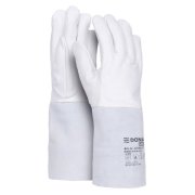 Rukavice ochranné celokoženné DONAU SAFETY zváracie TIG bielo-šedé veľ. 10/XL