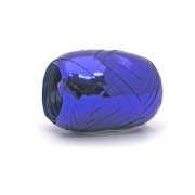 Vianočná darčeková stuha metalická modrá 5mm x 20m