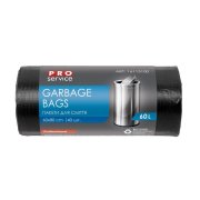 Vrecia na odpadky 60 x 80 cm, LDPE, 60 l, 20 mic, 20 ks čierne