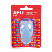 Dierovačka v tvare motýľa modrý ,16 mm