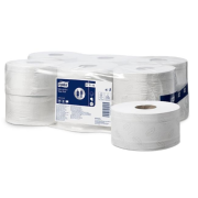 Toaletný papier 2-vrstv. TORK Mini Jumbo, návin 180 m, biely T2 (12 ks)
