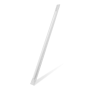 Slamky papierové biele `JUMBO` 8 mm x 25 cm jednotlivo balená (100 ks)